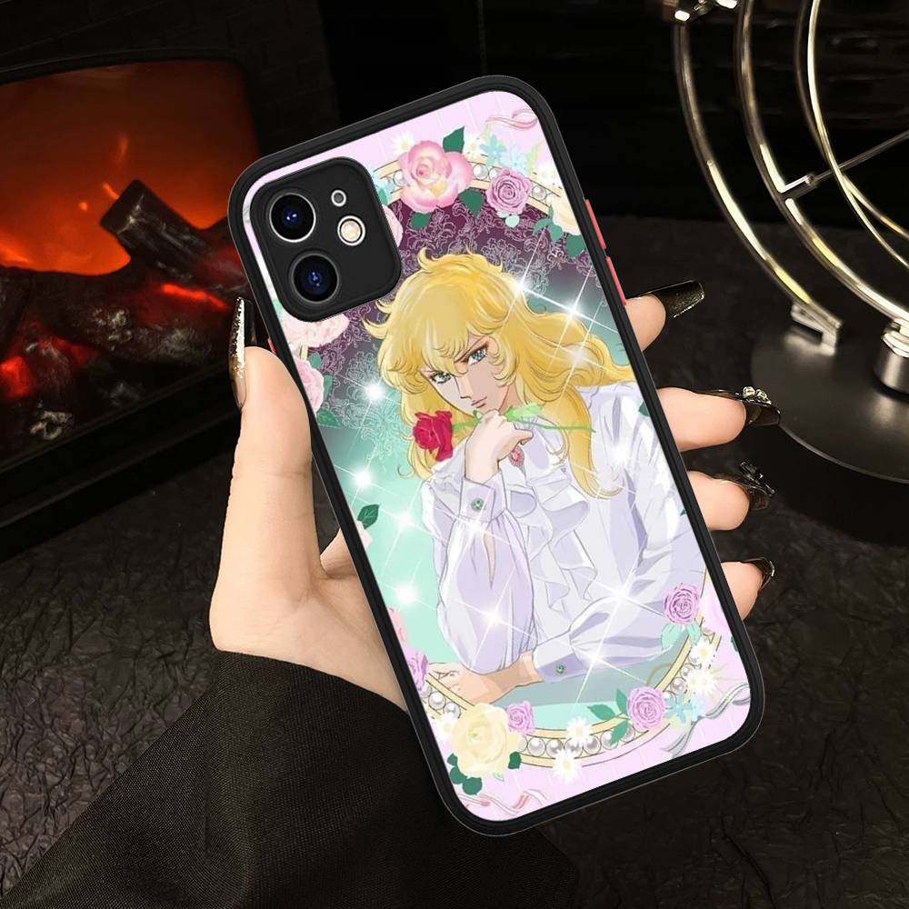 Classic Anime The Rose Of Versailles Matte Transparent Phone Cover For IPhone Case 16 15 14 13 12 11 Pro Max X XS Max Plus