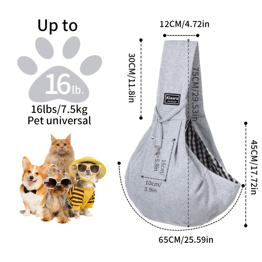 Bequeme Hundetasche, Umhängetasche für Haustiere, für Reisen im Freien, tragbare Tragetasche für Katzen und Welpen, für den Transport von Haustierbedarf