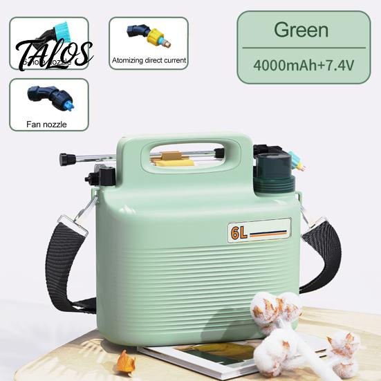 Lawn Care Sprayer 6L Electric USB Rechargeable with Telescopic Wand 3 Nozzles Portable Battery Powered Water for Garden Yard Retractable Spray Boom