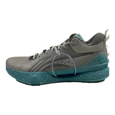 Fashionable Non-Slip Breathable Low-Top Basketball Shoes Unisex Sneakers Gray Green ABAS015-DN
