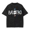 Balatro Game Card Clown Accessories Harajuku Washed Shirt Retro T-shirt Harajuku Funny Streetwear Short Sleeves