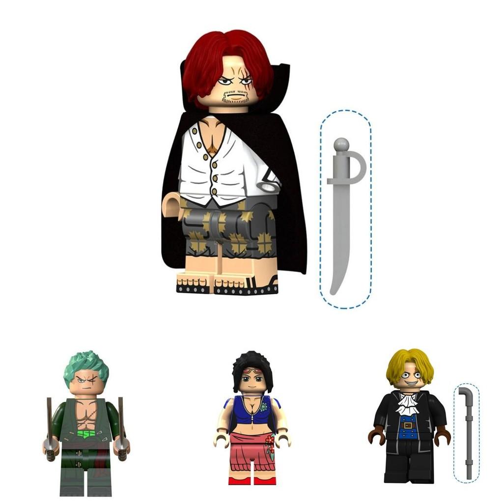 Set aus 15 One Piece Piraten-Bausteinen Chopper Luffy Zoro Robin Franky und mehr!