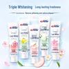 Crest Dual-Color Whitening Toothpaste (Snow Cherry + White Peach)