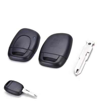 Uzaktan Kumandalı Anahtar Boş Kabuk 1 Düğme Fob Kılıfı Renault Twingo Clio Kangoo Master'a Uyar