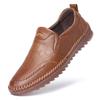 2025 Stylish European Men's Loafers: Trendy Light Luxury Genuine Leather Breathable Casual Shoes