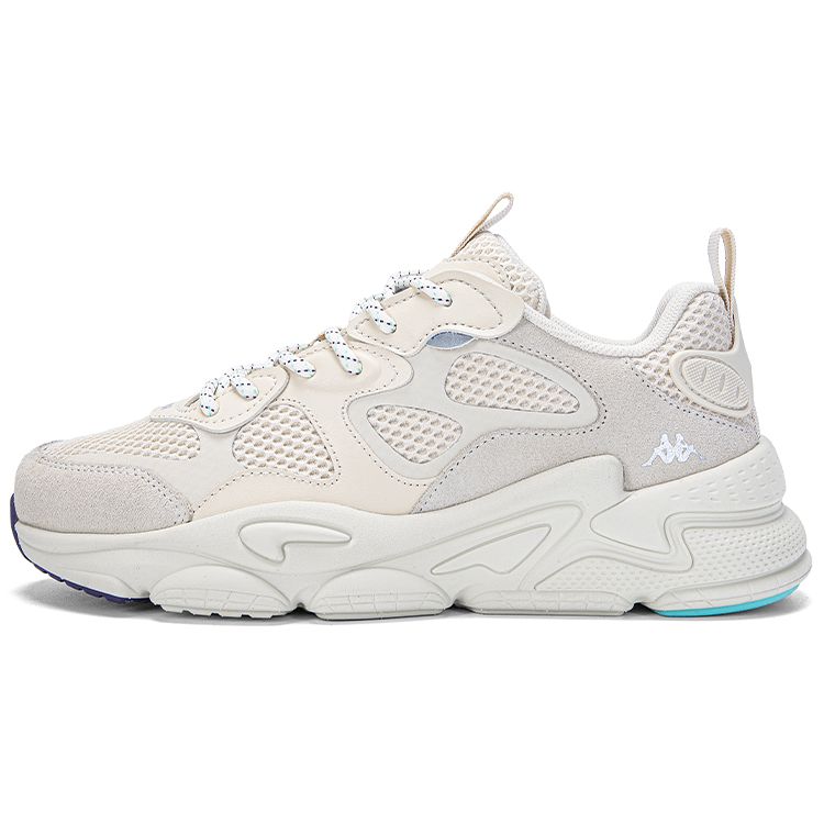 Kappa Walker III Mesh Breathable Comfortable Shock Absorbing Durable Low Top Casual Training Running Shoes Unisex sneakers Beige K0EW5MC42CJ-6337