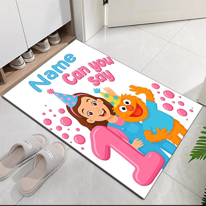 Custom Name Ms. Rachel Printed Carpet, for Office Chair Living Room Bedroom Kitchen Room Decor Gifts.