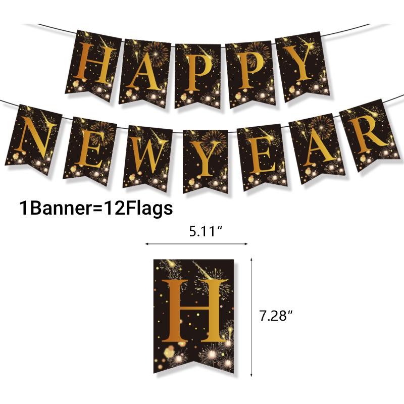 

Тематический Год Новые Праздничные Принадлежности Украшение Баннер Латексные Фольгированные Шары Топпер для Торта Banner