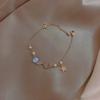 Women Fashion Bracelet Simple Star Moon Zircon Pearl Bracelet Jewelry Accessories For Girls Gifts