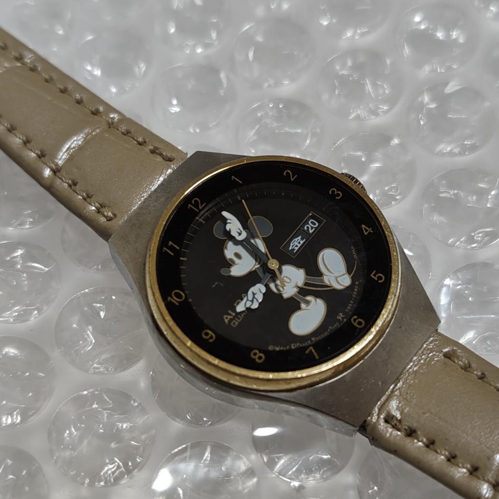 SEIKO ALBA Disney Mickey Mo Watch Character [Working Condition] (Management Code K26R)