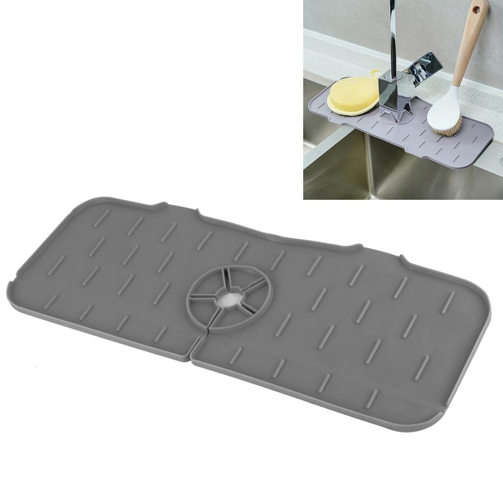 Covoraș pentru Robinetul de Chiuvetă Silicon Reutilizabil Covoraș pentru Prinderea Apei de la Robinet Pad pentru Scurgerea Chiuvetei pentru Bucătărie Baie