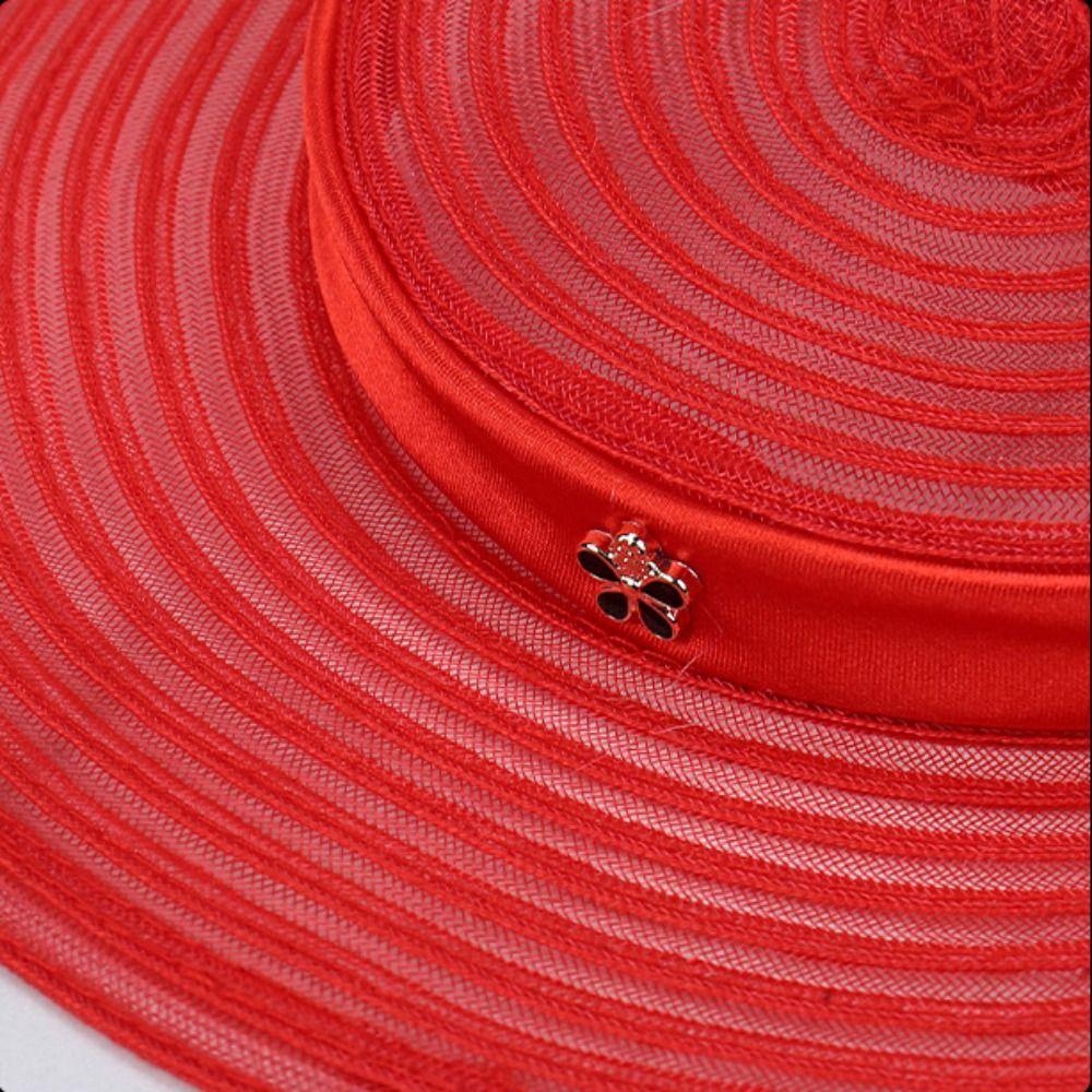 Elegant Mesh Bow Headband Exquisite Kentucky Hat Top Hat Masquerade Hair Band Dance Show