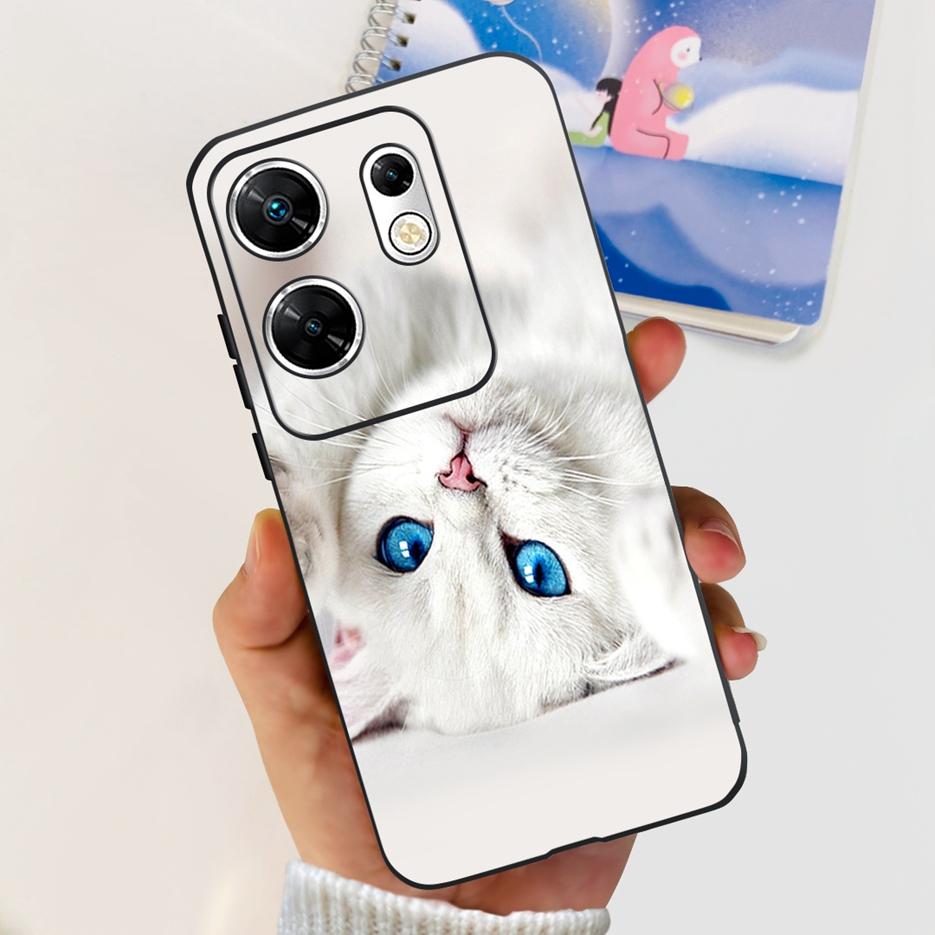 For Infinix Zero 30 4G Case X6731B Cute Cat Butterfly Cover Soft Silicone TPU Phone Case For Infinix Zero 30 5G Zero30 4G Fundas