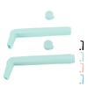 2 Pcs Hiccup Straw Small Hole Flat Mouth Reusable Stop Hiccups Straw for Adults Kids