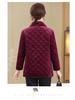Stylish Plus Size Corduroy Fleece-Lined Jacket for Middle-aged & Elderly Women