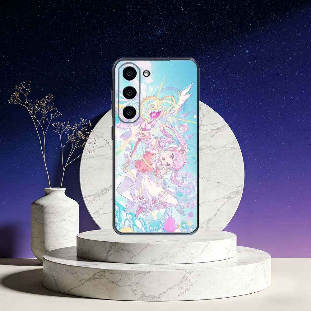 Cute Project SEKAI Phone Case For Samsung Galaxy A73,A72,A71,A70,A53,A52,A51,Others Soft Black Cover