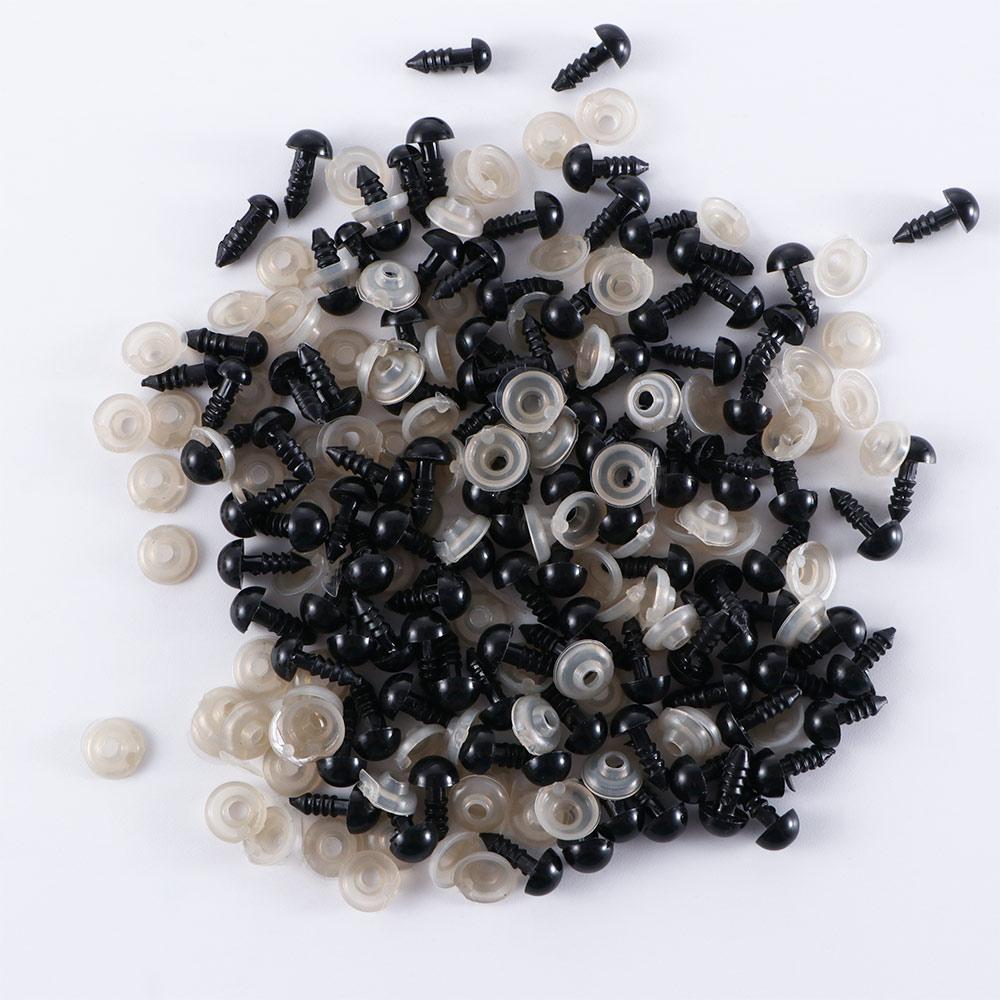 Black DIY With Washers Safety Crafts Making Doll Eyes Puppets  Eyes Toy Accessories