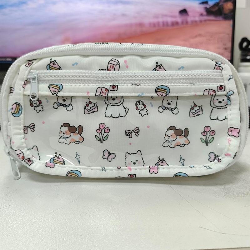 Hatsune Miku Pencil Case Cute Anime Cosplay Large Capacity Stationery Bag For School Student Multi Layer Makeup Storage Pouch