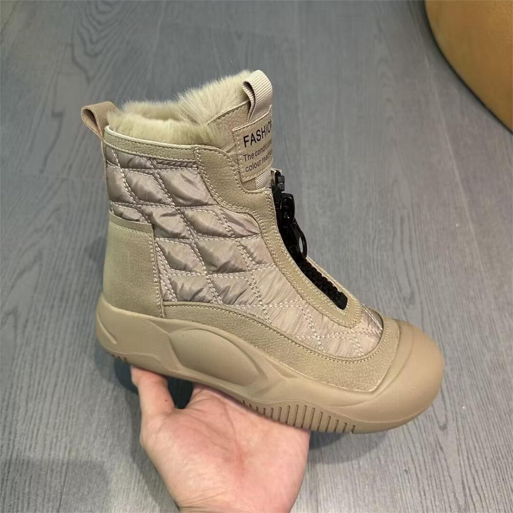 Thick Soled and Plush Winter Boots