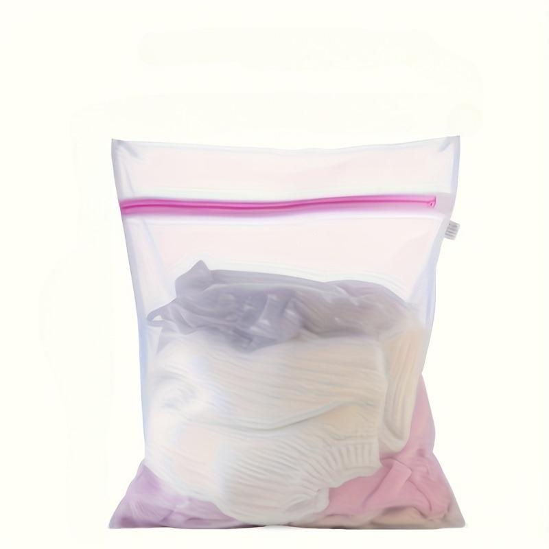 1PC Heavy Duty Zipper Laundry Bag - Multi-Size Mesh Laundry Storage Bag,