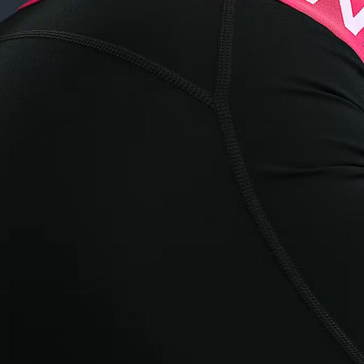Nike Pro Yoga Shorts Women's Black/Light Pink/White Moderate CZ9857-037