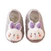 1 Pair Baby Anti Skid Walking Shoes Indoor Toddlers Shoes Non-slip Warm Floor Socks Prewalker for Autumn and Winter
