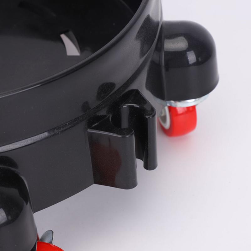 Rollhocker mit 360° Drehung, Eimerroller, abnehmbarer Wagen mit Rädern, Ablagefach, hochbelastbare Autowaschwerkzeuge und Zubehör