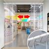 PVC Transparent Windproof Folding Door Curtain for Home & Commercial Use
