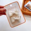 2pcs Fabric Embroidery Hairpin Korean Version of Children's Girls Bangs Broken Hair Headwear Girls Kids Hair Accessories