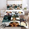 3Pcs Tupac Shakur Legacy Bedding Sets For All Sizes New 3D Printed Bed Cover Comforter Duvet Cover Pillowcase Bedroom Decoration