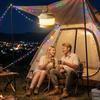 Cross-border new LED outdoor camping ambient light, waterproof storage light string, camp tent lighting camping light