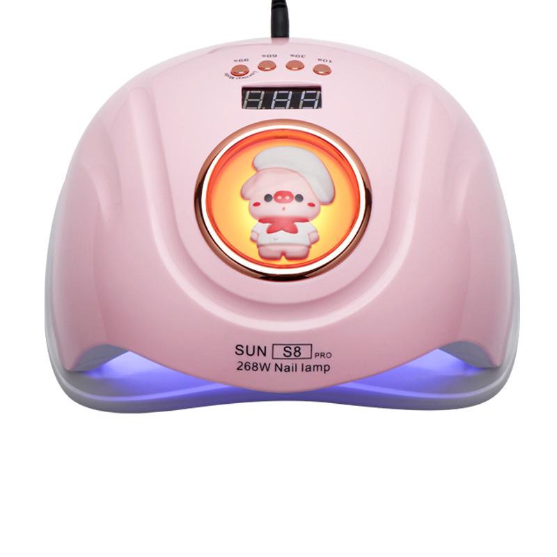 

High-Power UV LED Nail Lamp: Cartoon Design for Quick-Dry & Phototherapy