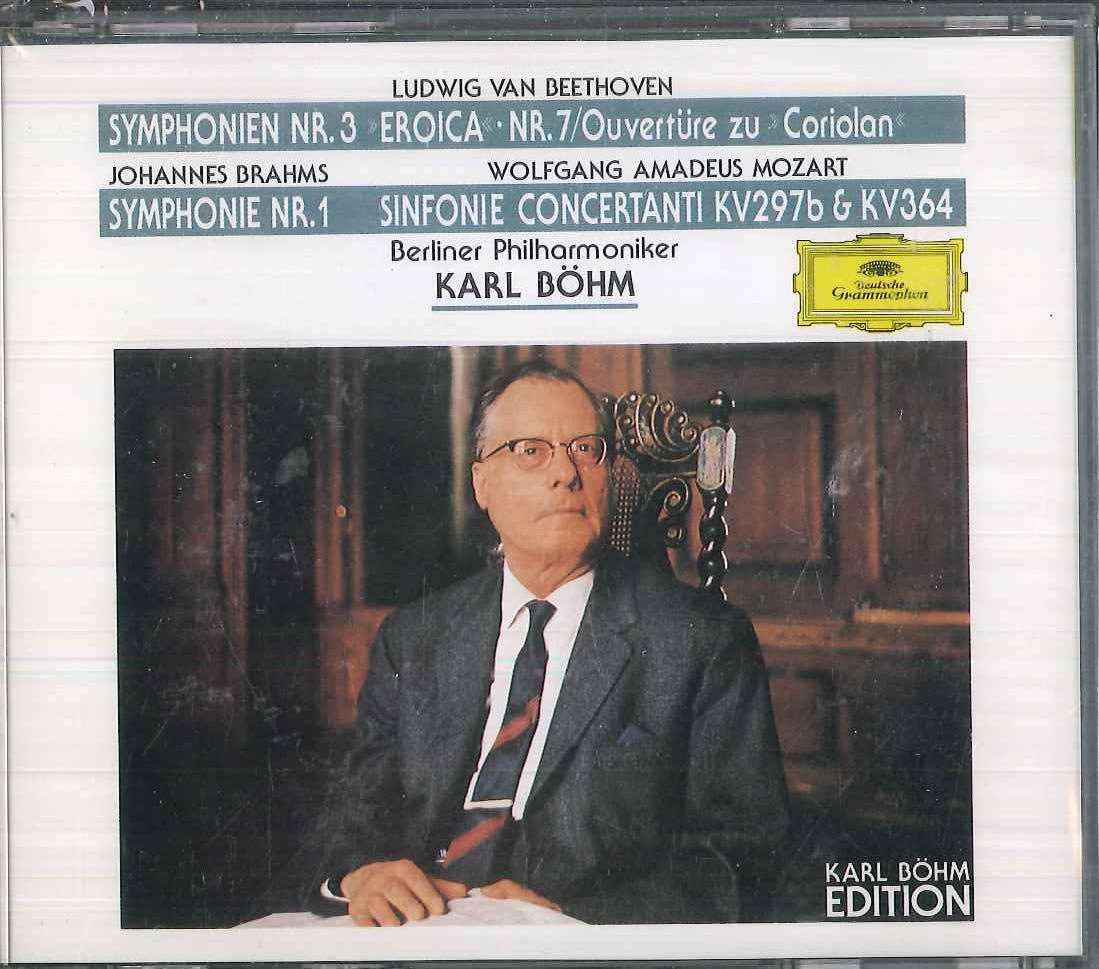 

CD KARL BOHM, BERLINER PHILHARMONIKER - Beethoven/Brahms: Symphony No. 3 POCG2324567 DEUTSCHE GRAMMO 1991 Japan Classical Used