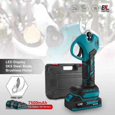 Brushless Electric Pruning Shears, Cordless Charging, Fruit Tree Bonsai Potted Pruning, Makita 18v Battery, Pruning Tools