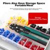 520PCS Professional Wire Stripper Crimping Tool Kit Wiring Tool Set  Home DIY