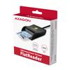AXAGON Compact desktop USB contact Smart/ID card reader with long, USB-A cable | CRE-SM3N