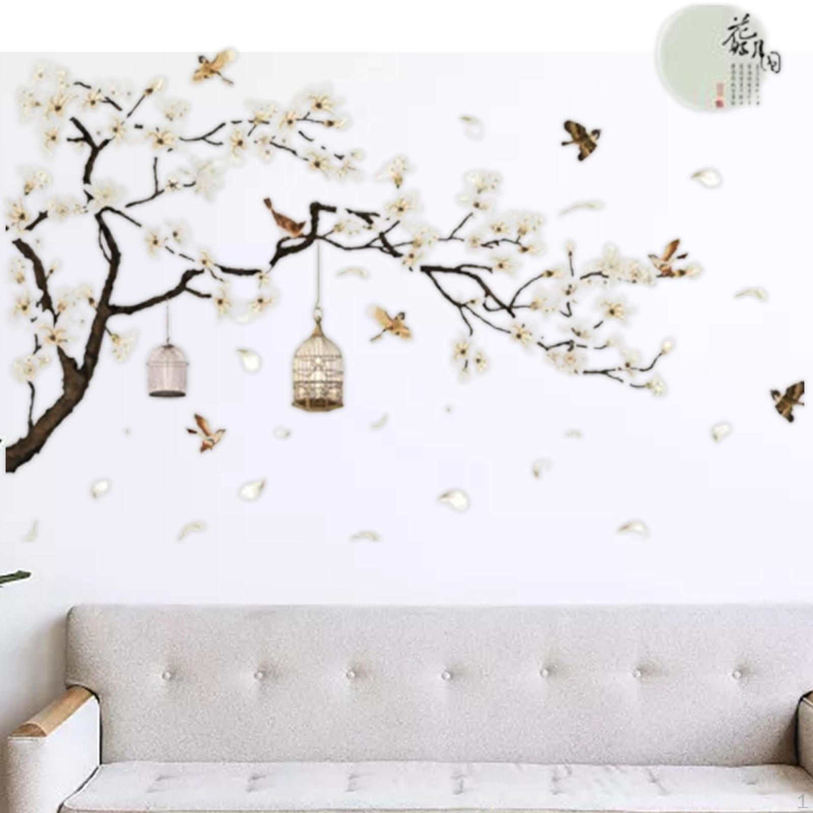 

Цветочные наклейки на стену, прочные, практичные, современные, оконные, для кухни, ванной комнаты