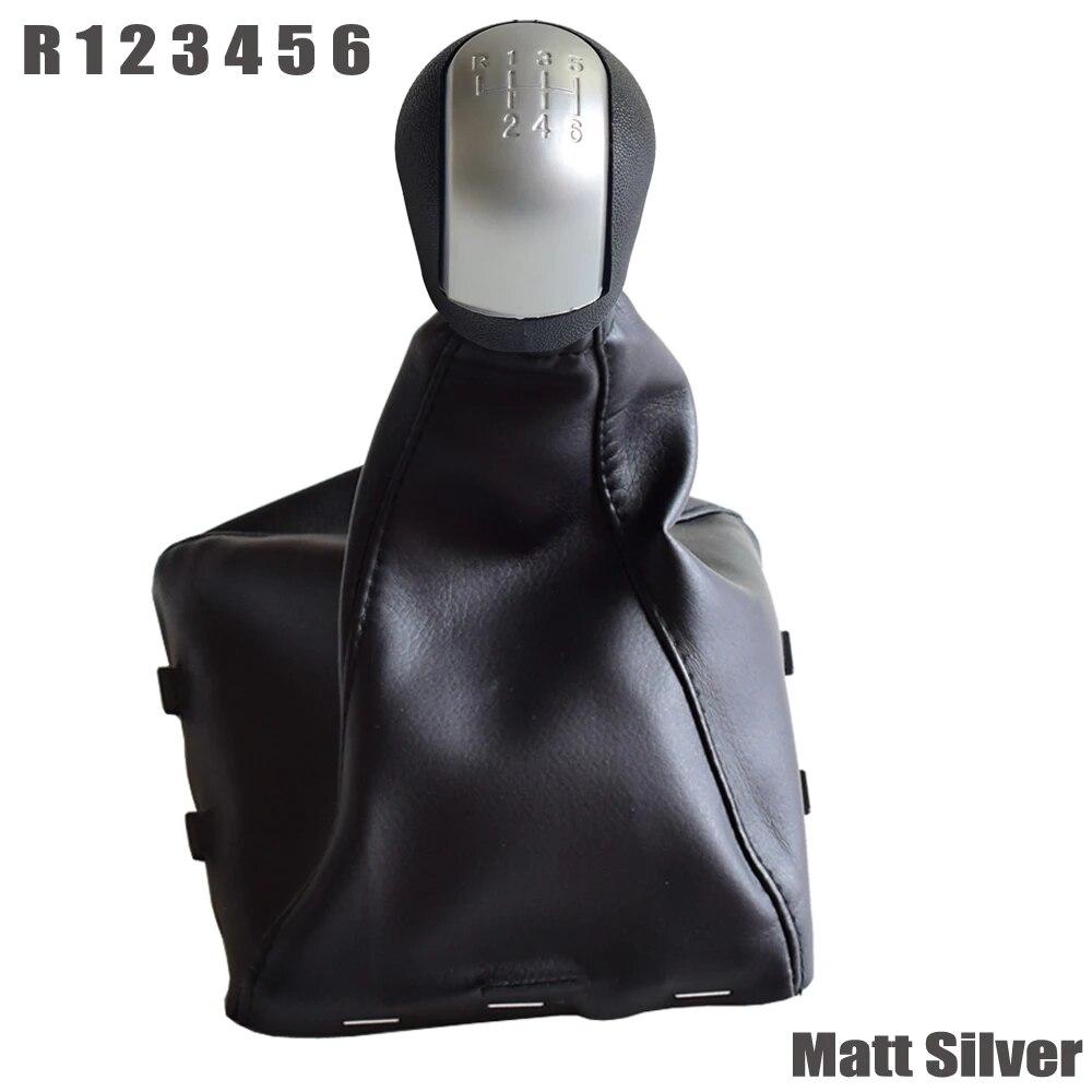 For Opel Vectra C B Corsa Astra G SIGNUM Combo 02-05 Manual 5 6 Speed Car Gear Shift Knob Lever HandBall With Gaiter Boot Cover