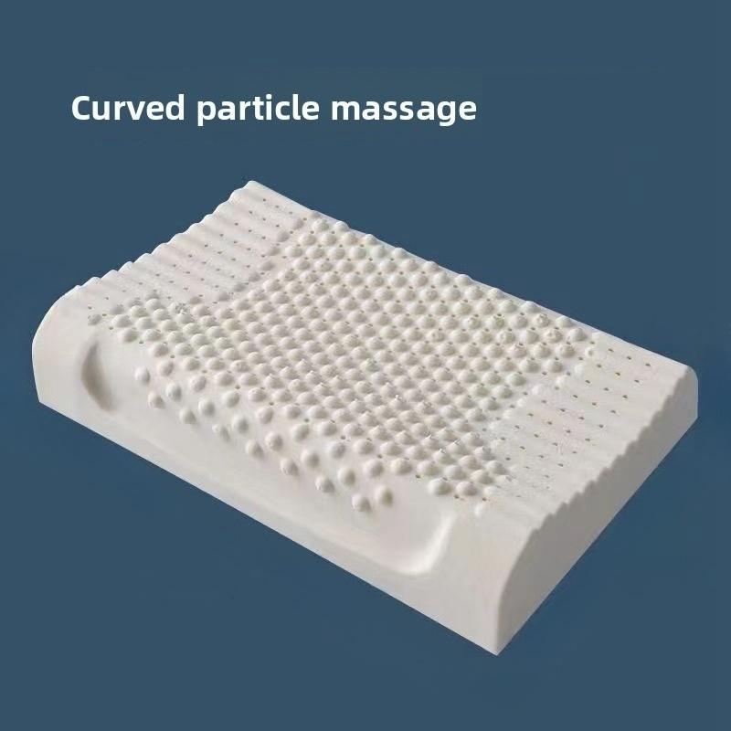 New solid color memory pillow home cervical spine protection for sleep imitation latex pillow core youth dormitory pillow 30x50cm 1pcs