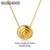 Retro European & American Fashion Seashell Necklace & Earring Set