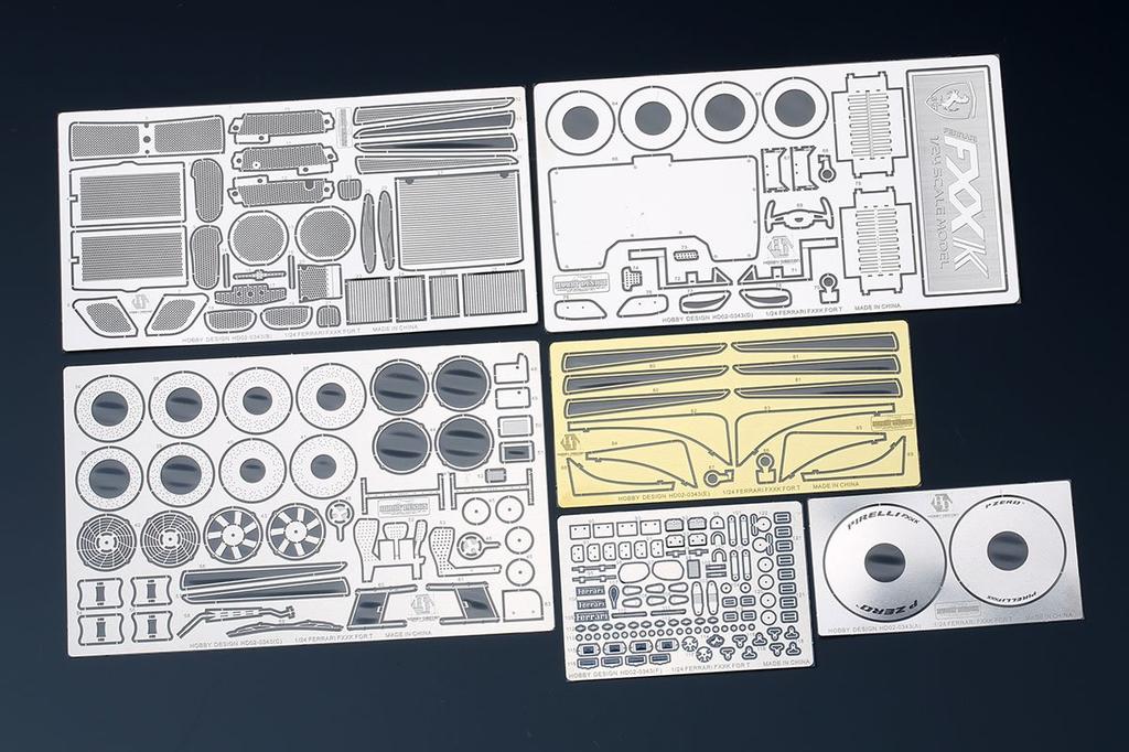 Hobby Design Ferrari Detail Up Set Tamiya 1/24 FXX-K HD02-0343