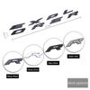 AJJ1 Chrome Black Logo Explorer Emblem Leters Car Front Hood Emblem Bonnet Bagde For Ford Explorer 4 5 6 Explorer Sticker Accessories