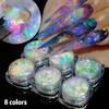 Reflective Glitter Nail Powder Sequins Crystal Pigment Dip Chrome Powder Nail DIY Dust Nail Supplies Decoration