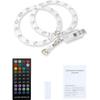 RGB LED světelná lišta, 8 barev, 400 efektů, synchronizace s hudbou, světla měnící barvu, DIY dekorační příslušenství, prstencové světelné pásky pro PS5, ovládání pomocí aplikace/IR dálkového ovladače