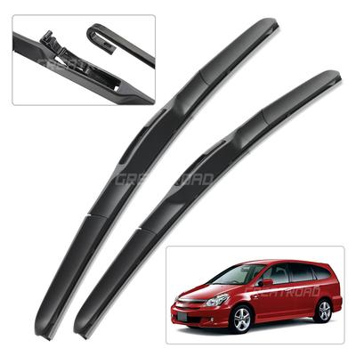 For Honda Stream 2001-2005 2002 2003 2004 Wiper Front Wiper Blades Windshield Windscreen Window Brush 24"+14"