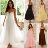 Women's Spaghetti Strap Maxi Dress Solid Color Casual Elegant Long Dress