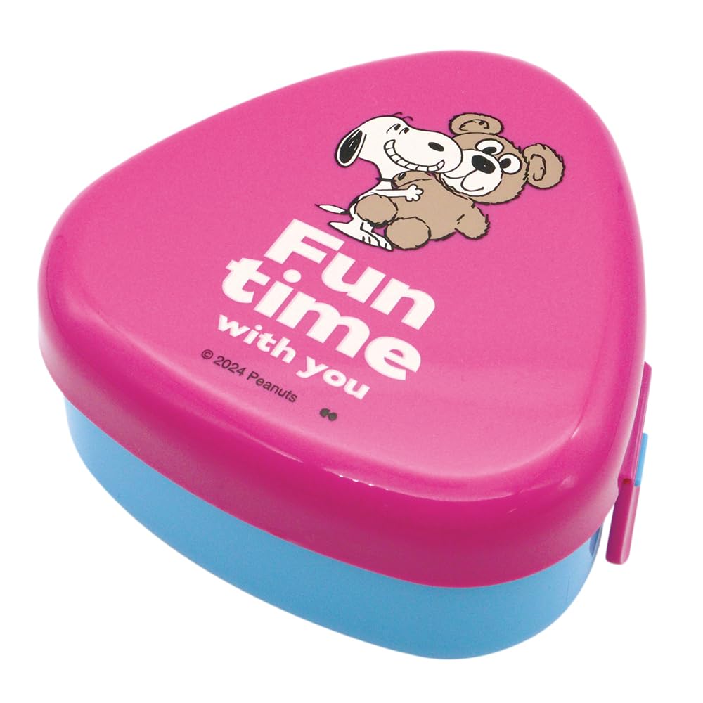 

Onishi Ken Seihan PEANUTS Rice Ball Case Pink Fun Time Series SLK-804