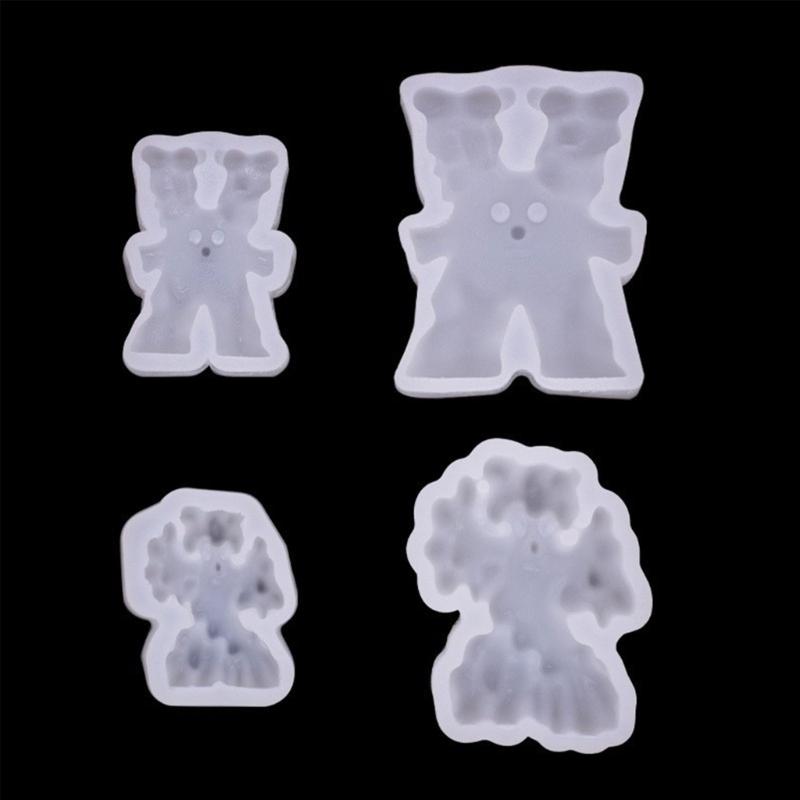 Fondant Silicone Mold Funny Little Monsters Cake Decoration Baking Chocolate Aromatherapys Gypsum Candle Mold
