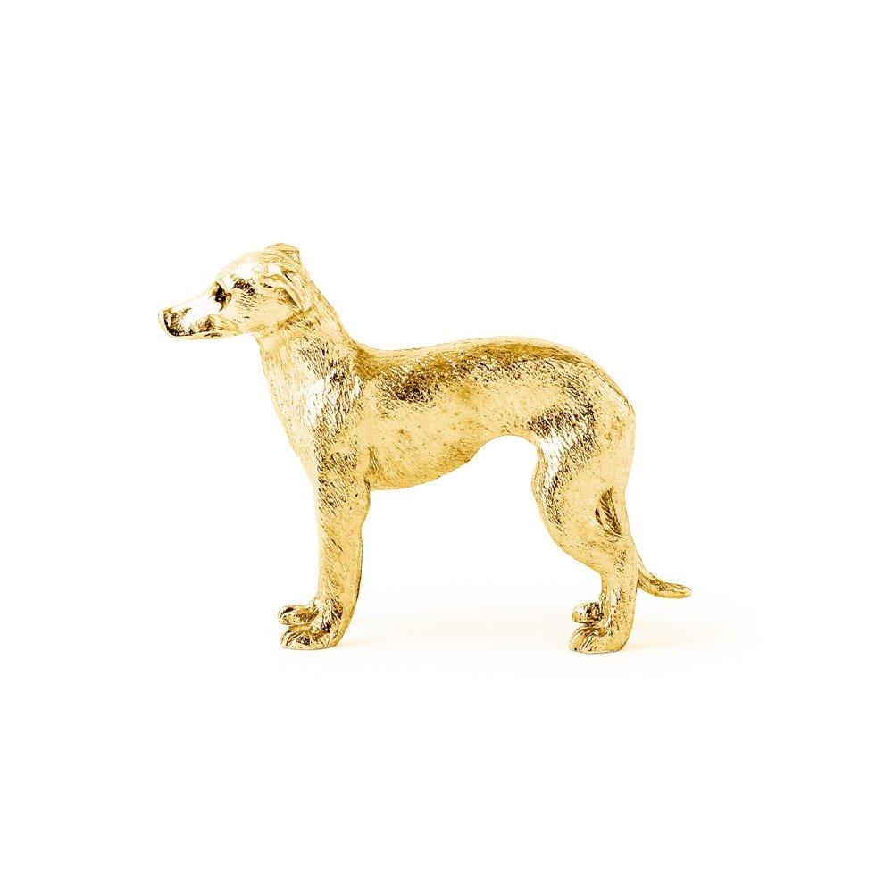 Italian Greyhound 22ct Gold Plated Made In England Art Dog Figure Collection