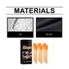 Pack Of 6 Soft Bristle Automotive Brushes Car Detailing Brush For Gentle Cleaning And Easy Storage NonSlip Handle Brush